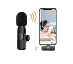 MICROFONE DE LAPELA SEM FIO K9 - P/ TIPO C na internet