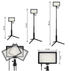 ILUMINADOR DE LED TL-96 KIT COMPLETO na internet
