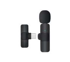 MICROFONE DE LAPELA SEM FIO K9 - P/ TIPO C - loja online