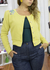 Chaqueta Bordada - lima / negro