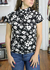 Polera Josefina - Flores blancas