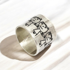 Image of Personalized Ring with Your Drawing!