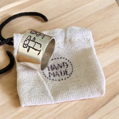 Anillo grabado de plata con tu dibujo! en internet