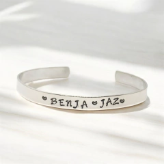 Imagen de Pulsera Esclava Unisex de Plata 925