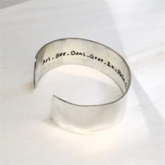 Pulsera esclava de Plata personalizada - Tienda de Joyeros