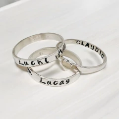Set of 3 Engraved Rings - buy online