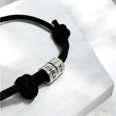 Bracelet with silver charms on internet