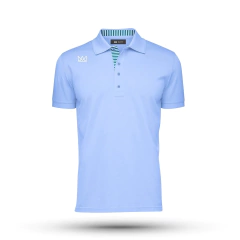 Chomba celeste; interior rayitas