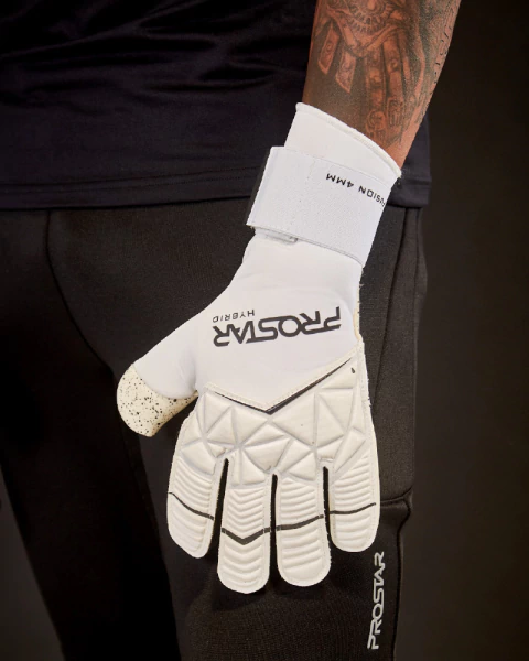 GUANTE DE ARQUERO HYBRID FUSION 4 MM WHITE