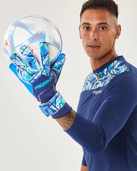 GUANTE DE ARQUERO GEOGRIP WET BLUE