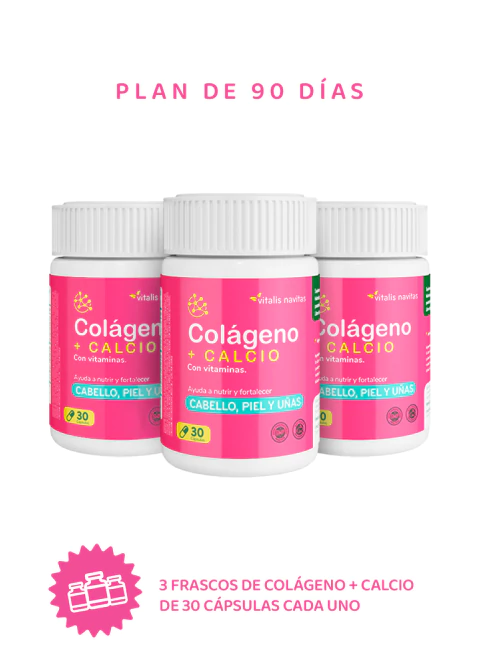 Colageno + Calcio en cápsulas x 3 Frascos - comprar online