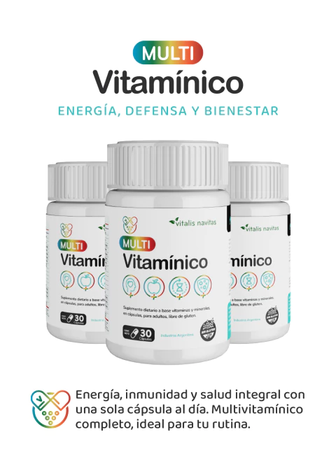 Multivitamínico Vitalis Navitas en Cápsulas x 3 Frascos - comprar online