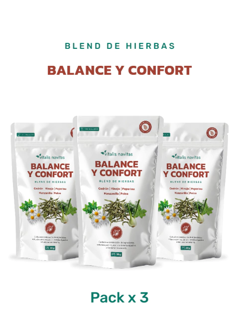 Blend de Hierbas Balance y Confort x 3