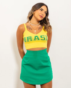 Cropped tricot brasilcore