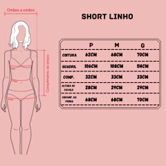 Short linho na internet