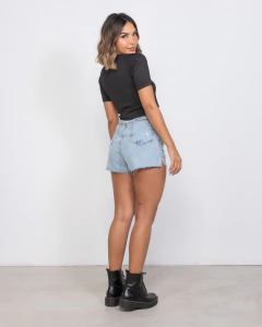 Cropped canelado basic - comprar online