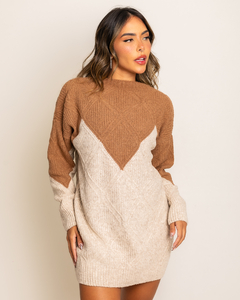 Vestido tricot duo - Atelie citrika