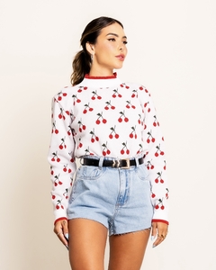 Tricot cherry - Atelie citrika