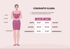 Conjunto Clara na internet