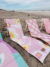 Reposera Plegable Mapamundi Rosa bebe Flowers PREVENTA en internet