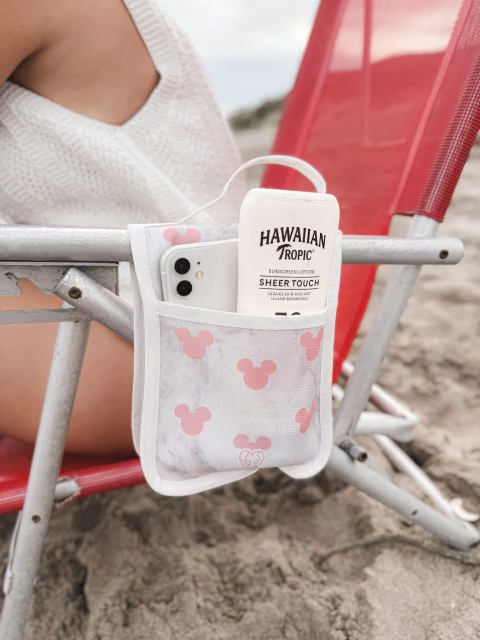 Organizador de Reposera Disney Marmol Rosa