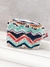 Neceser Rectangular Zig Zag Pastel