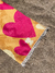 Lona Playera Rectangular Corazones Amarillo y Fucsia
