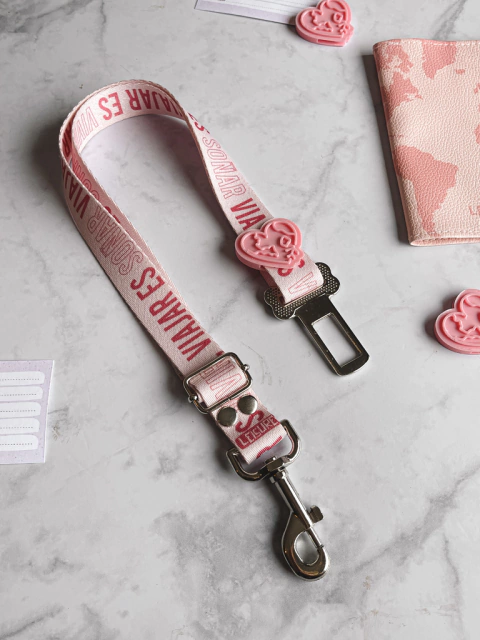 Cinturón de Seguridad - Viajar es vivir Rosa