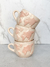 Taza Mapamundi Cremita con Rosa