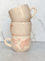 Taza Mapamundi Cremita con Rosa - comprar online