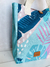 Bolsa Playera Hojas Palmera Celeste - comprar online