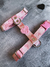Pretal H Doble Agarre - Mapamundi Completo Rosa