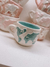 Taza Mapamundi Cremita con Verde Petroleo PREVENTA