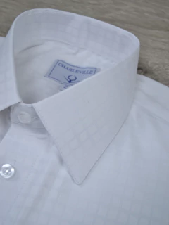Camisa Maquinetada Branca Sem Bolso - comprar online