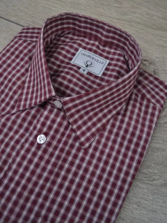 Camisa Manga Curta Bordo