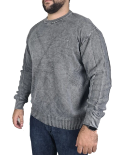 blusa de frio 100% algodão gola careca x cinza na internet