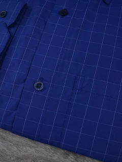 Camisa Xadrez Azul - loja online