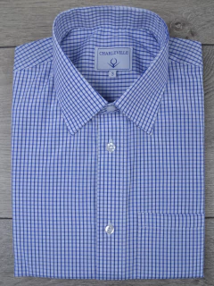 Camisa Manga Curta Azul - loja online