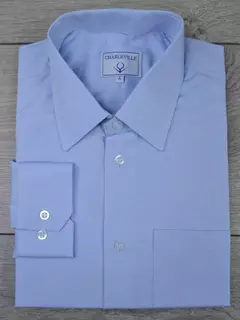 Camisa 100% Algodão Azul na internet