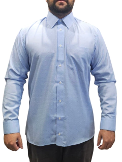 Camisa Maquinetada Azul - comprar online