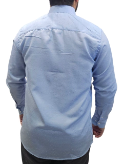 Camisa Maquinetada Azul na internet