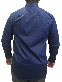 Camisa Maquinetada Marinho - comprar online