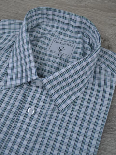 Camisa Manga Curta Verde - comprar online