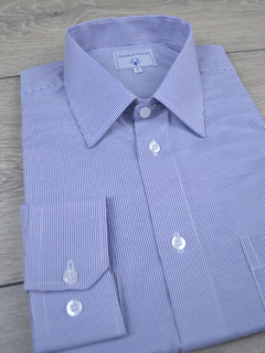 Camisa Listrada Azul - comprar online