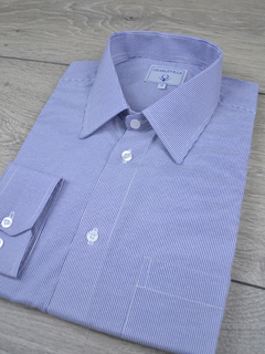 Camisa Listrada Azul - Charleville Camisaria