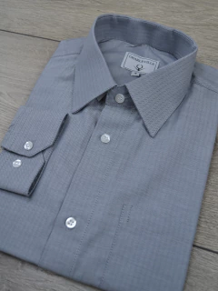 Camisa Maquinetada Cinza - comprar online