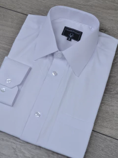 Camisa Maquinetada Branca - Charleville Camisaria