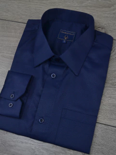 Camisa Maquinetada Marinho - comprar online