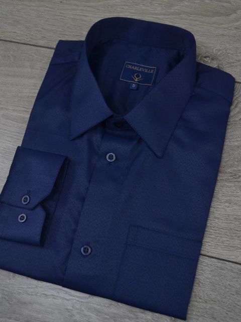 Camisa Maquinetada Marinho - comprar online