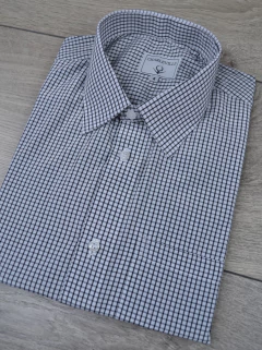 Camisa Manga Curta Xadrez Preta na internet